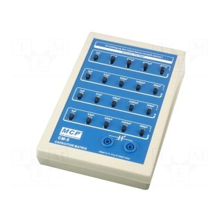 Decade box: capacitance | Number of ranges: 5 | 0F÷11111nF | 50VDC