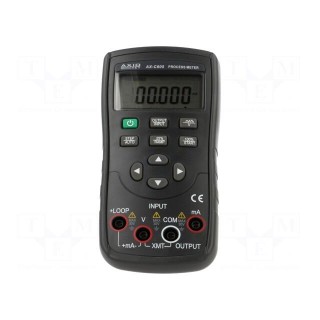 Meter: calibrator | loop | VDC: 0÷28V | I DC: 0÷22mA | 0÷50°C | 1mVDC