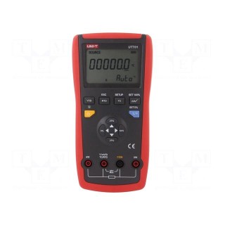 Meter: calibrator | thermocouple | VDC: 1000mV | ±(0.05%+3digit)