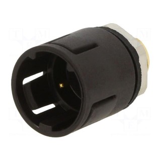 Connector: circular | 620 | 125V | PIN: 3 | socket | male | soldering | 3A