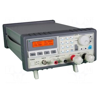 Electronic load | 0÷80V | 0÷30A | 250W | 226x110x414mm | Display: LCD