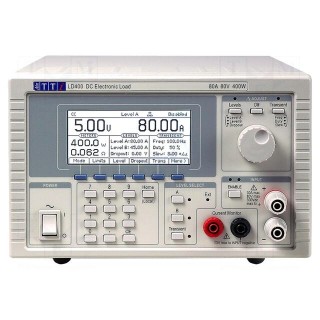 Electronic load | 0÷80V | 0÷80A | 400W | 130x212x435mm | 100÷240VAC