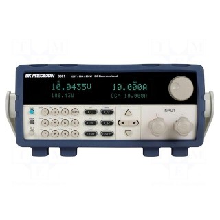 Programmable electronic load DC | 0÷120V | 0÷60A | 250W | 100÷240VAC
