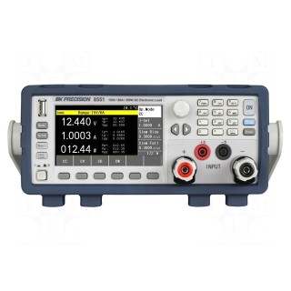 Programmable electronic load DC | 0÷150V | 0÷60A | 350W | 100÷240VAC