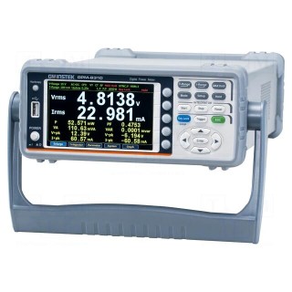Meter: power | LCD TFT 5" | True RMS | 30A | 600V | 100mHz÷100kHz | 30VA
