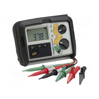 Meter: short circuit loop impedance | LCD | VAC: 0÷500V | IP54