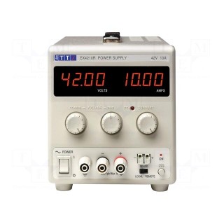 Power supply: laboratory | single-channel | 0÷42VDC | 0÷10A | 230VAC