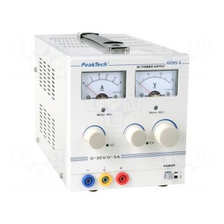 Power supply: laboratory | single-channel,adjustable | 0÷30VDC