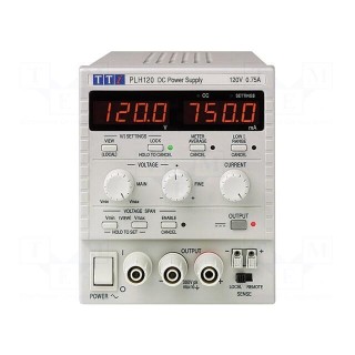 Power supply: laboratory | single-channel,linear | 0÷120VDC