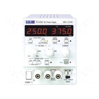 Power supply: laboratory | single-channel,linear | 0÷250VDC