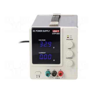 Power supply: laboratory | single-channel,linear | 0÷32VDC | 0÷3A