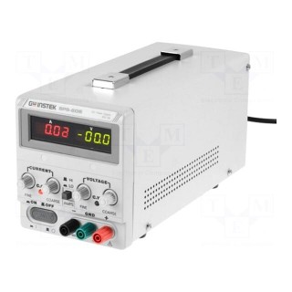 Power supply: laboratory | switched-mode,single-channel | 0÷60V