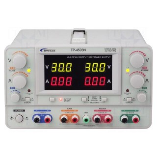Power supply: laboratory | linear,multi-channel | 0÷50VDC | 0÷3A