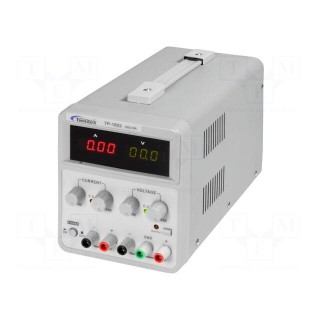 Power supply: laboratory | Channels: 2 | 0÷60VDC | 0÷3A | 5VDC | 1A
