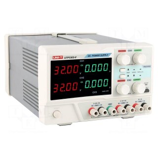Power supply: laboratory | linear,multi-channel | Ch: 3 | 0÷32VDC