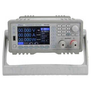Power supply: programmable laboratory | Ch: 1 | 0÷30VDC | 0÷20A | 600W