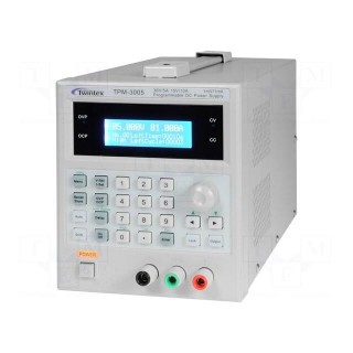 Power supply: programmable laboratory | Ch: 1 | 0÷36VDC | 0÷10A