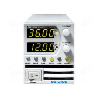 Power supply: programmable laboratory | Ch: 1 | 0÷650VDC | 0÷1A | 650W