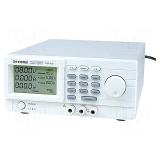 Power supply: programmable laboratory | Channels: 1 | 0÷40VDC | 0÷5A