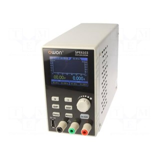 Power supply: programmable laboratory | Ch: 1 | 0÷60VDC | 0÷10A | 300W