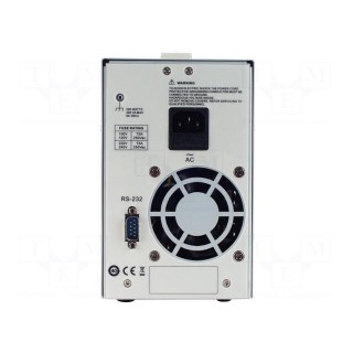 Power supply: programmable laboratory | Ch: 1 | 0÷60VDC | 0÷3A | 180W