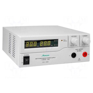 Power supply: programmable laboratory | Ch: 1 | 1÷16VDC | 0÷40A