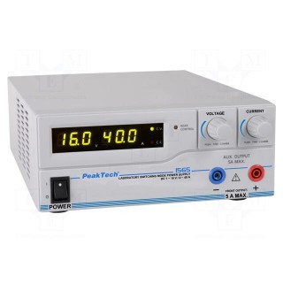 Power supply: programmable laboratory | Ch: 1 | 1÷16VDC | 0÷40A | 640W