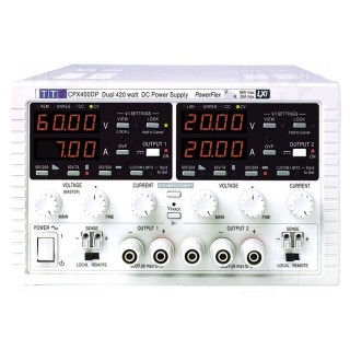 Power supply: programmable laboratory | Ch: 2 | 0÷60VDC | 0÷20A | CPX