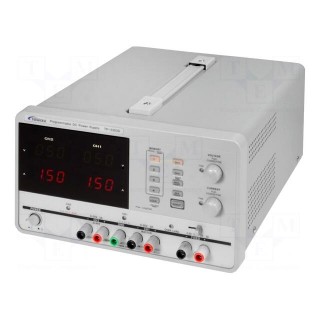 Power supply: programmable laboratory | linear | Channels: 3 | 0÷3A