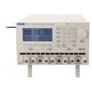 Power supply: programmable laboratory | Channels: 3 | 0÷35VDC | 0÷6A
