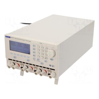 Power supply: programmable laboratory | Channels: 3 | 0÷35VDC | 0÷6A