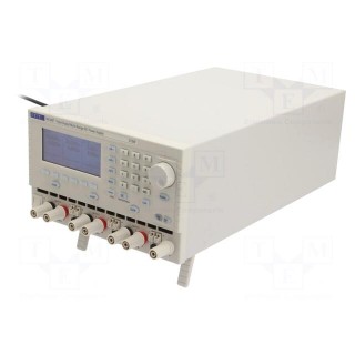 Power supply: programmable laboratory | Channels: 3 | 0÷60VDC | 0÷3A