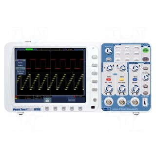 Oscilloscope: digital | Ch: 2 | 100MHz | 1Gsps | 10Mpts | LCD TFT 8"