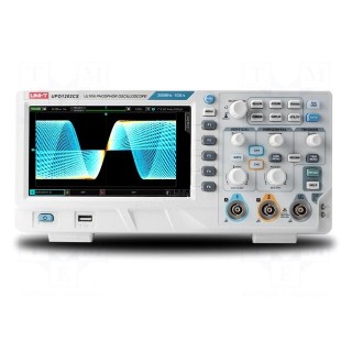 Oscilloscope: digital | Ch: 2 | 100MHz | 1Gsps | 56Mpts | LCD TFT 7"