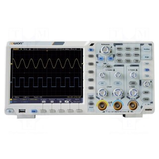 Oscilloscope: digital | Ch: 2 | 60MHz | 1Gsps | 40Mpts | LCD TFT 8" | XDS