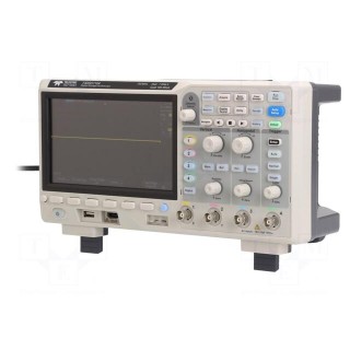 Oscilloscope: digital | Channels: 4 | ≤100MHz | 1Gsps | 14Mpts/ch