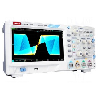 Oscilloscope: digital | Ch: 4 | 100MHz | 1Gsps | 56Mpts | LCD TFT 8"
