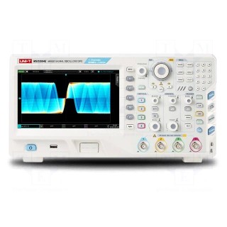 Oscilloscope: digital | Ch: 4 | 350MHz | 2,5Gsps | 250Mpts | LCD TFT 8"