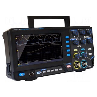 Oscilloscope: digital | DSO | Ch: 2 | 5MHz | 100Msps | 10kpts | LCD TFT 7"