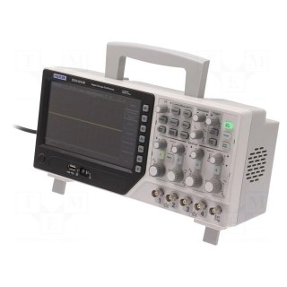 Oscilloscope: digital | DSO | Ch: 4 | 200MHz | 1Gsps | 64kpts/ch | 1.8ns