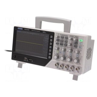 Oscilloscope: digital | DSO | Ch: 4 | 250MHz | 1Gsps | 64kpts/ch | 1.4ns