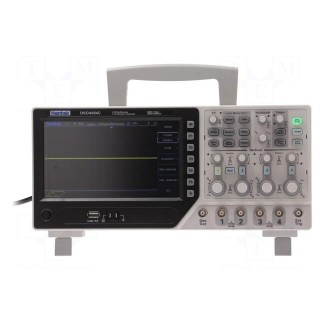 Oscilloscope: digital | ≤80MHz | Channels: 4 | 64kpts/ch | 1Gsps