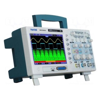 Oscilloscope: digital | MSO | Ch: 2 | 100MHz | 1Gsps | 1Mpts | LCD TFT 7"