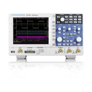 Oscilloscope: mixed signal | Ch: 2 | 300MHz | 1Gsps | 1Mpts | RTC1000