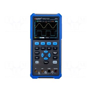 Handheld oscilloscope | 100MHz | 8bit | LCD 3,5" | Ch: 2 | 500Msps