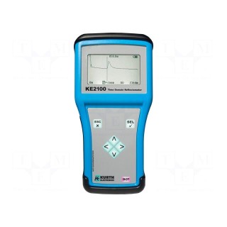 Meter: reflectometer | LCD | Detection: place of cable failure