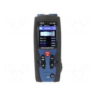 Meter: reflectometer | LCD TFT | Detection: place of cable failure