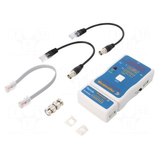 Tester: LAN wiring | Features: RJ45 test socket | IP44 | 135x65x27mm