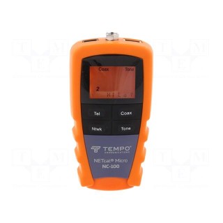 Tester: wiring system | LCD | Measured cable l: 2÷3m | RJ11,RJ45