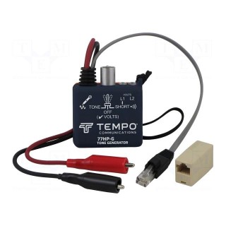 Tone generator | BNC,RJ11,RJ45 | 58x51x32mm | Equipment: test leads